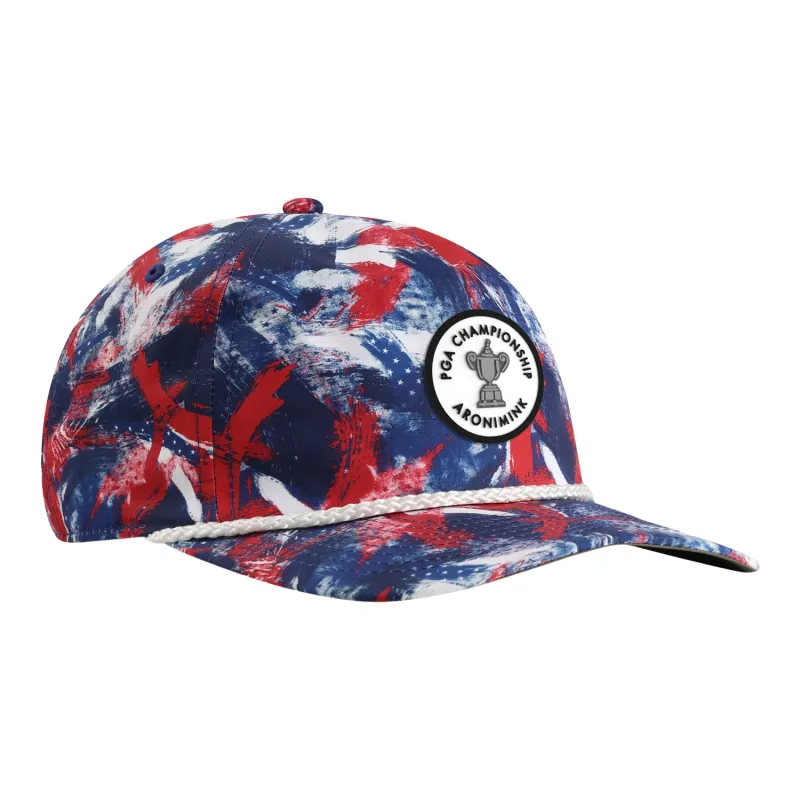 Imperial 2026 PGA Championship Golden Hour Printed Rope Hat in Brush Flag made by PGA Tour
