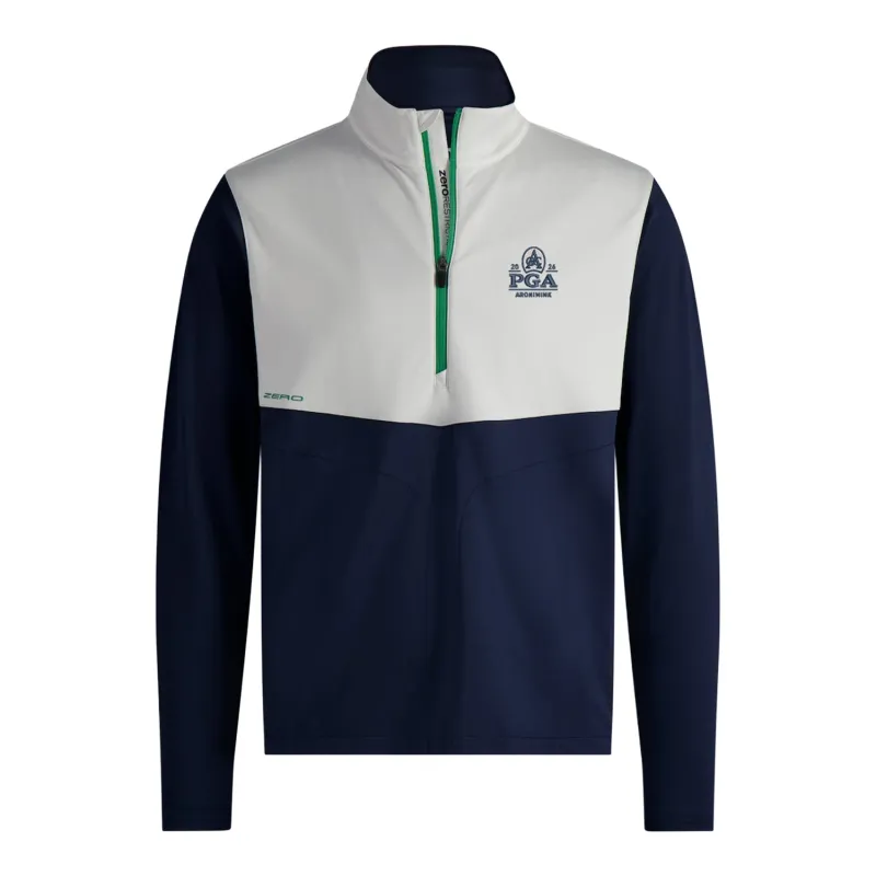 Zero Restriction 2026 PGA Championship Hagler Quarter Zip in Navy made by PGA Tour