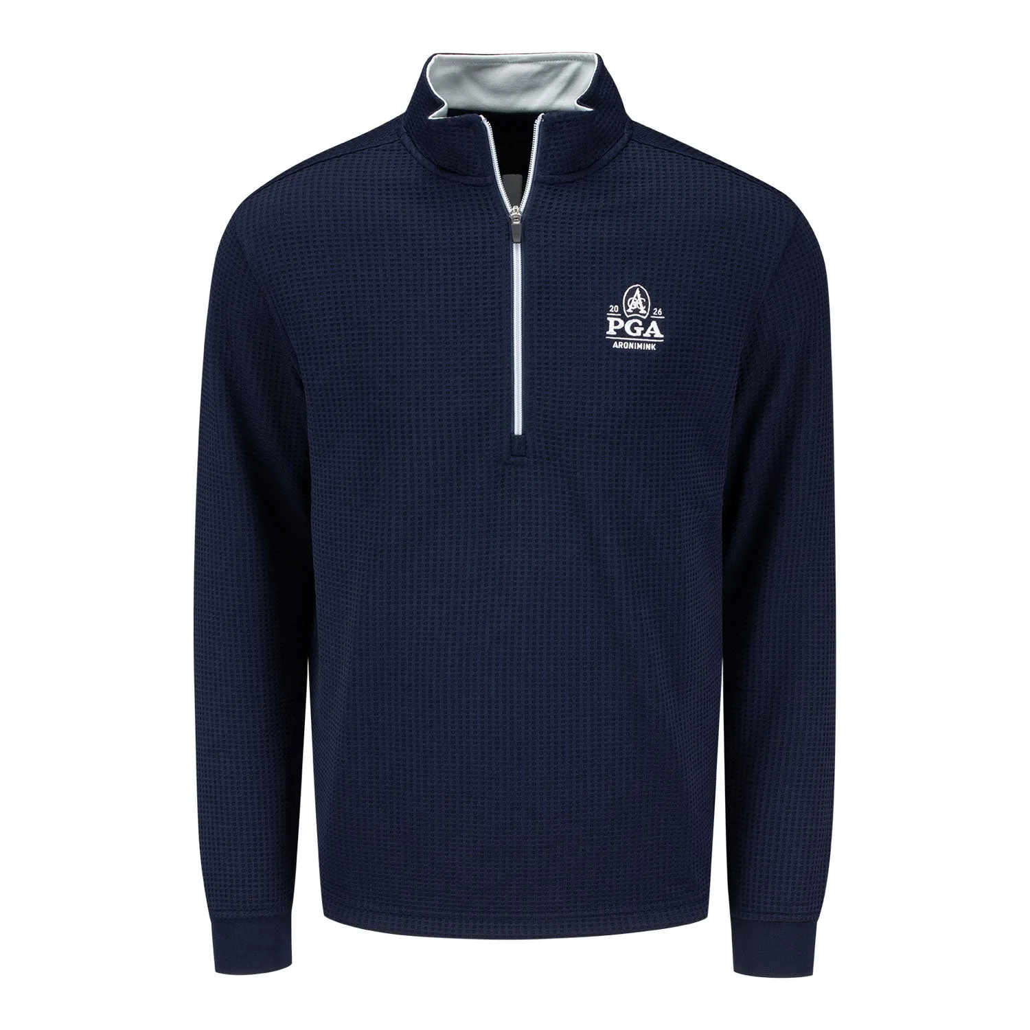 Straight Down 2026 PGA Championship Optic Quarter Zip in Indigo sold by PGA Tour