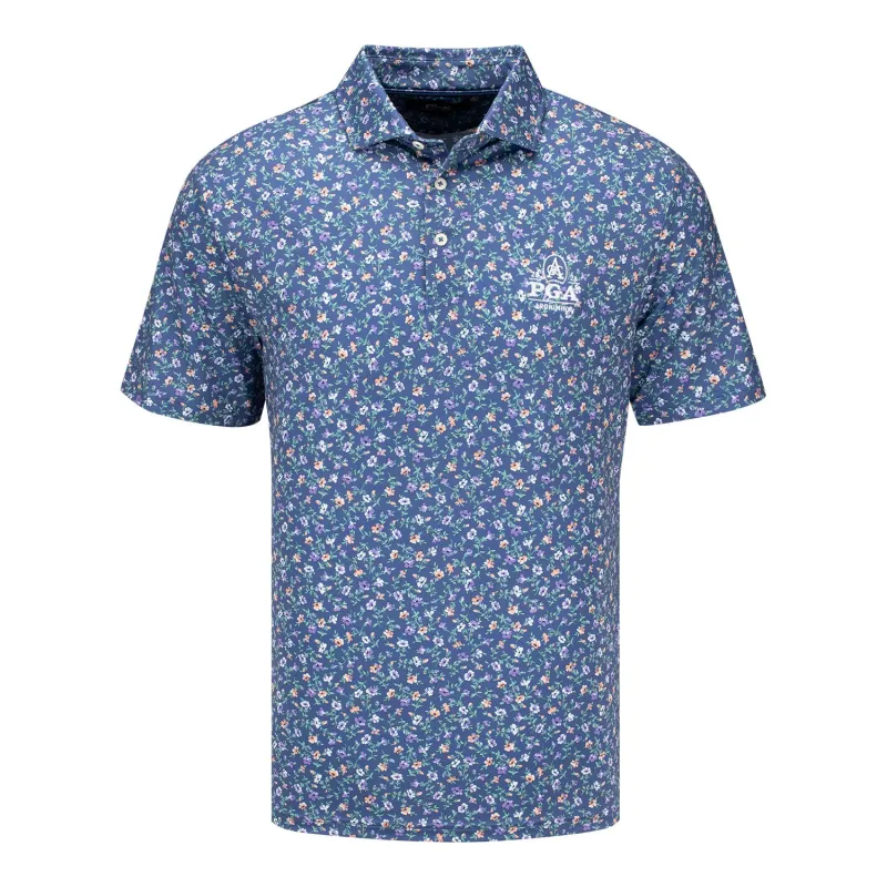 Ralph Lauren 2026 PGA Championship Lightweight Airflow Jersey in Hollyhock Floral Print made by Ralph Lauren