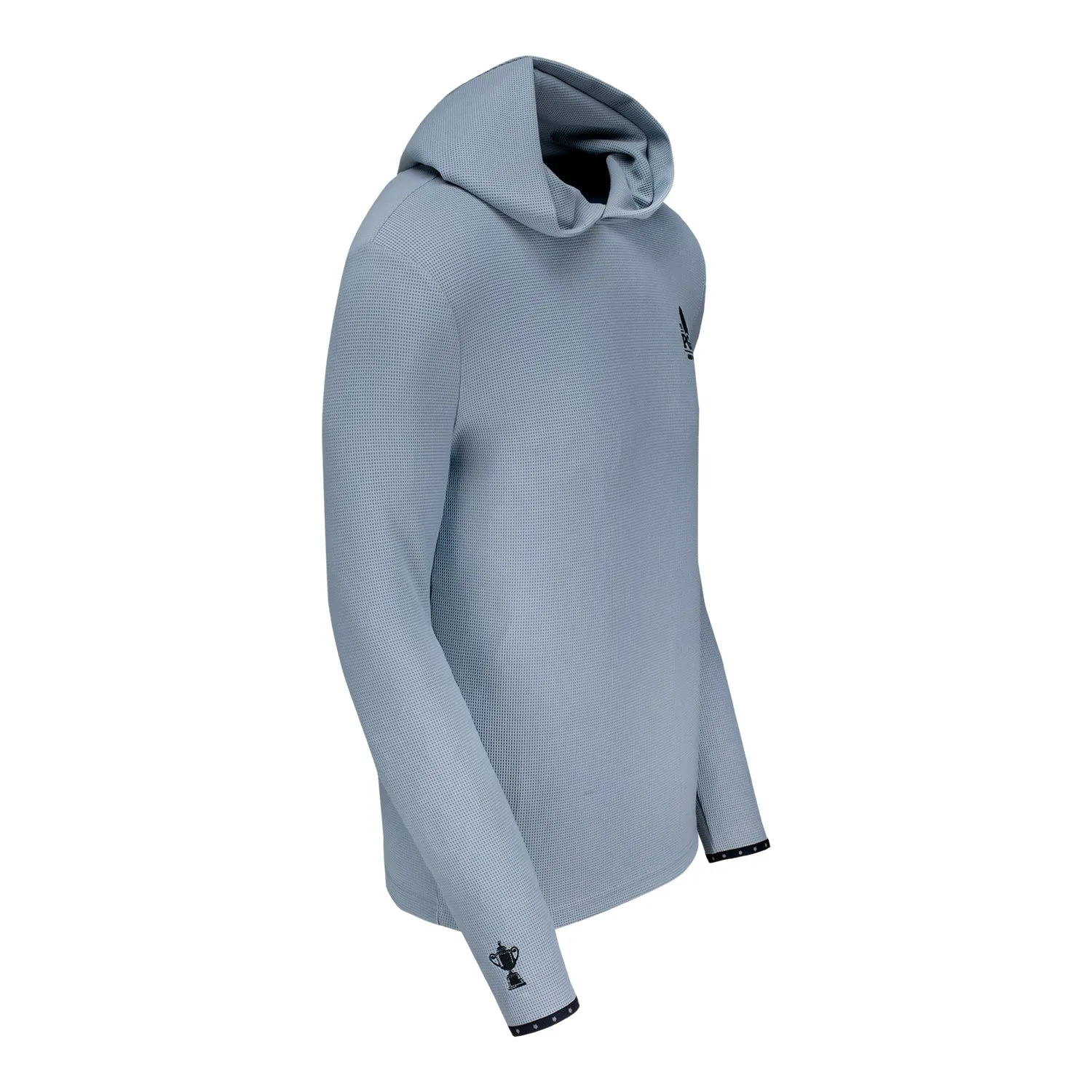 Greyson 2026 PGA Championship Traverse Waffle Hoodie in Grey sold by PGA Tour product image thumbnail 2