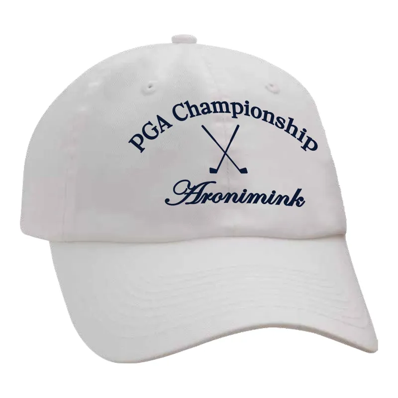 Ahead 2026 PGA Championship Women's Coaster Performance Hat in White made by PGA Tour