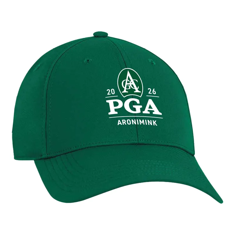 Ahead 2026 PGA Championship Stratus Logo & Keystone Performance Hat in Georgia Green made by PGA Tour