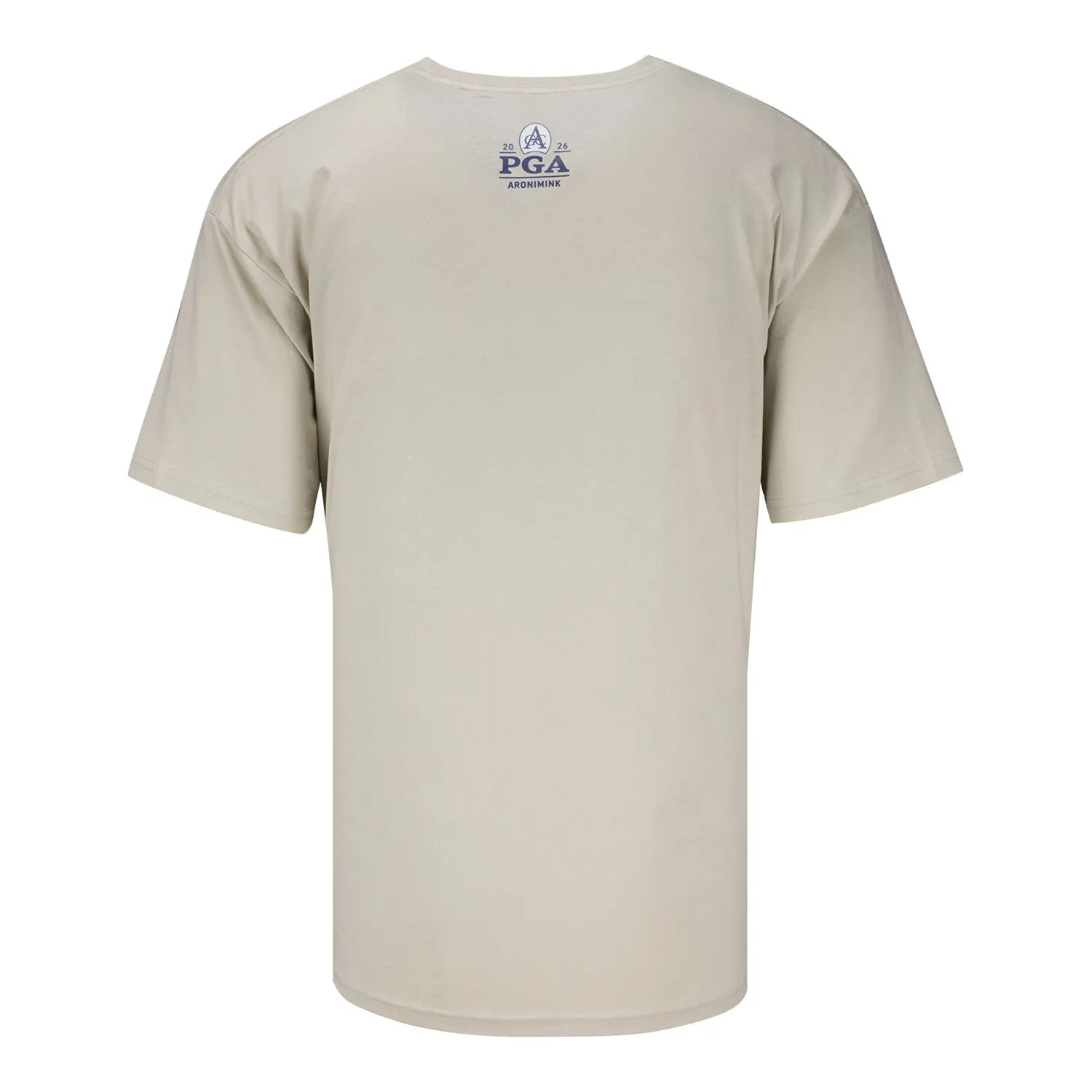 Ahead 2026 PGA Championship Golf Ball Cartoon T-Shirt in Bone Beige sold by PGA Tour product image thumbnail 2