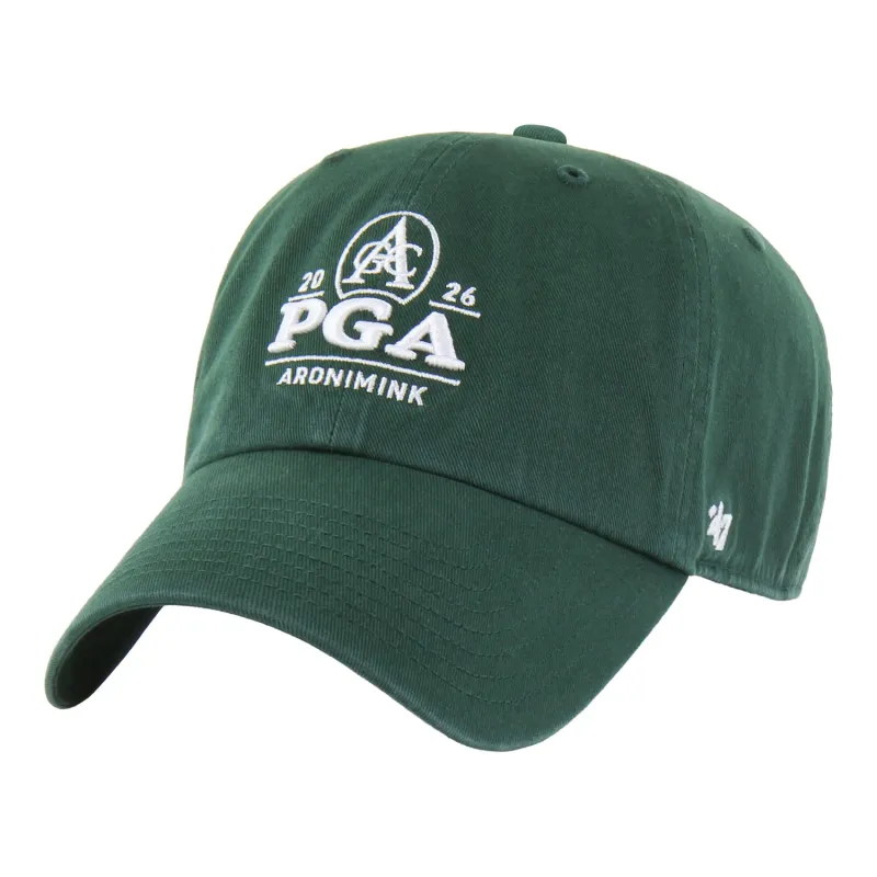 '47 Brand 2026 PGA Championship Clean Up Hat in Dark Green made by 47