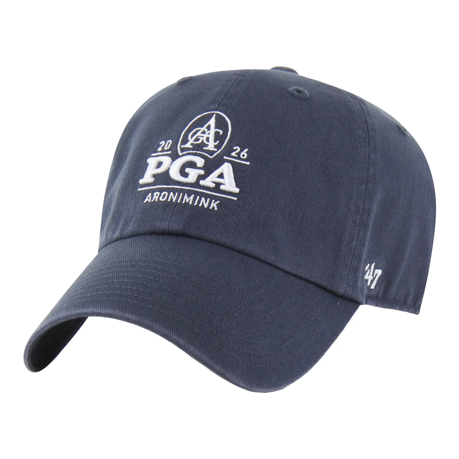 '47 Brand 2026 PGA Championship Clean Up Hat in Vintage Navy sold by PGA Tour