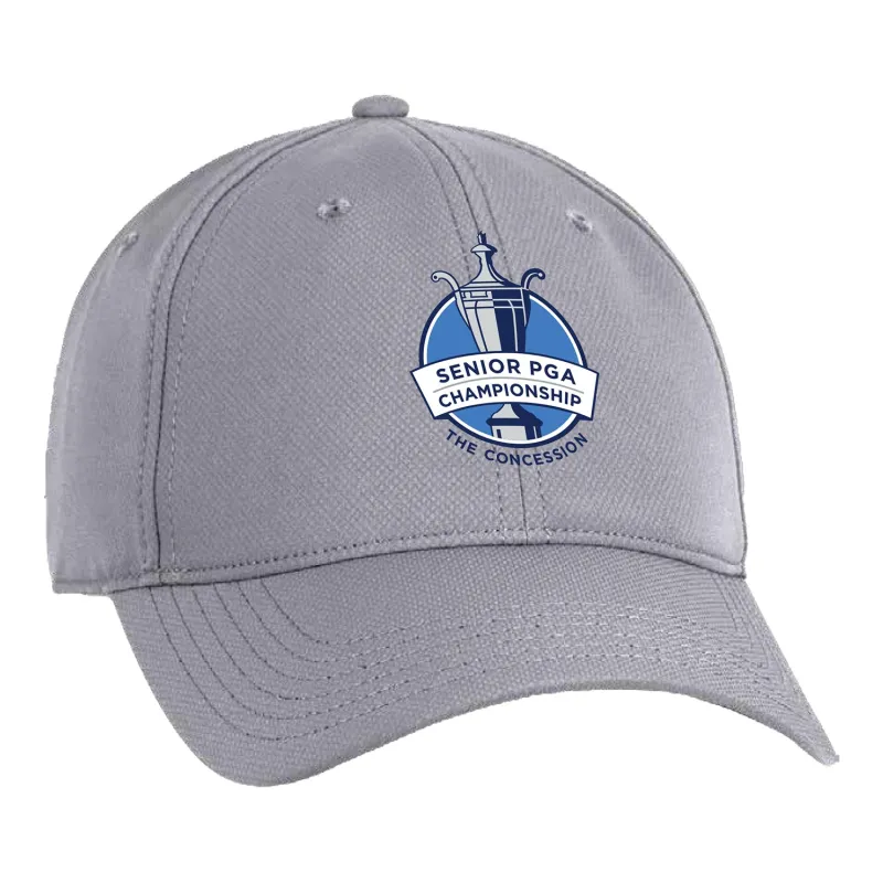 Ahead 2026 Senior PGA Championship Frio Performance Hat in Grey made by PGA Tour