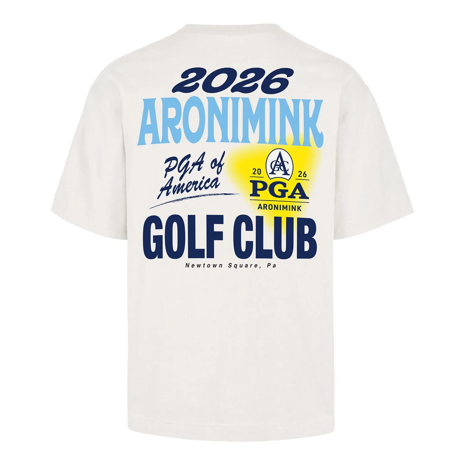 '47 Brand 2026 PGA Championship All Fire Foundation T-Shirt in Sandstone sold by PGA Tour