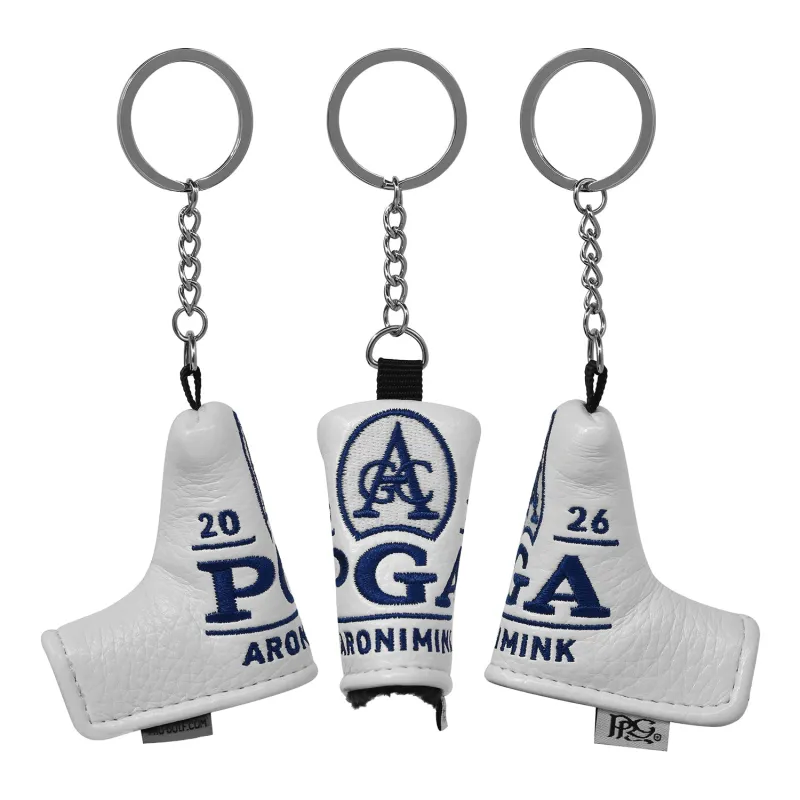 PRG Golf 2026 PGA Championship White Putter Cover Keychain made by PGA Tour