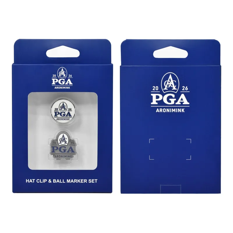 PRG Golf 2026 PGA Championship Hat Clip and Ball Mark Set made by PGA Tour