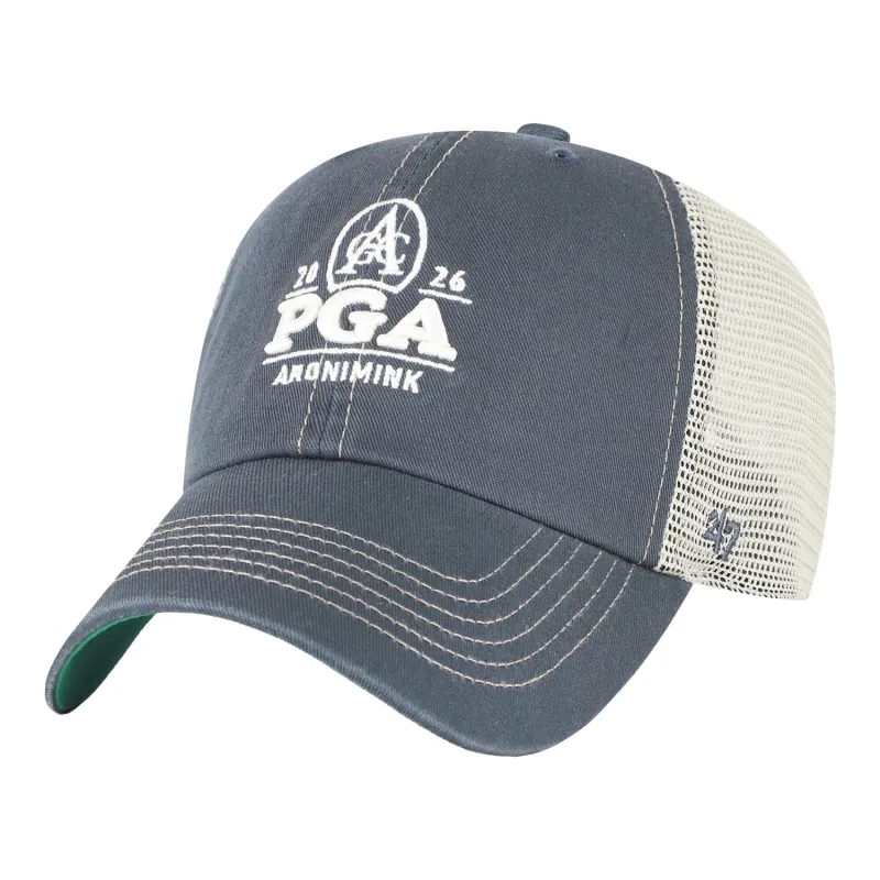 '47 Brand 2026 PGA Championship Trawler Trucker Hat in Vintage Navy made by 47
