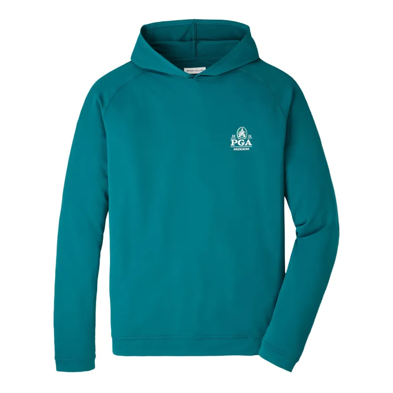 Peter Millar 2026 PGA Championship Philly Inspired Pine Hoodie in Midnight Green made by Peter Millar