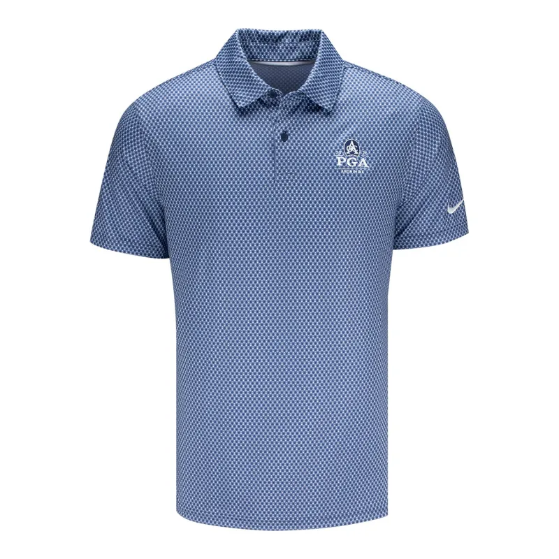 Nike 2026 PGA Championship Velocity Floral Polo in Work Blue and White made by Nike