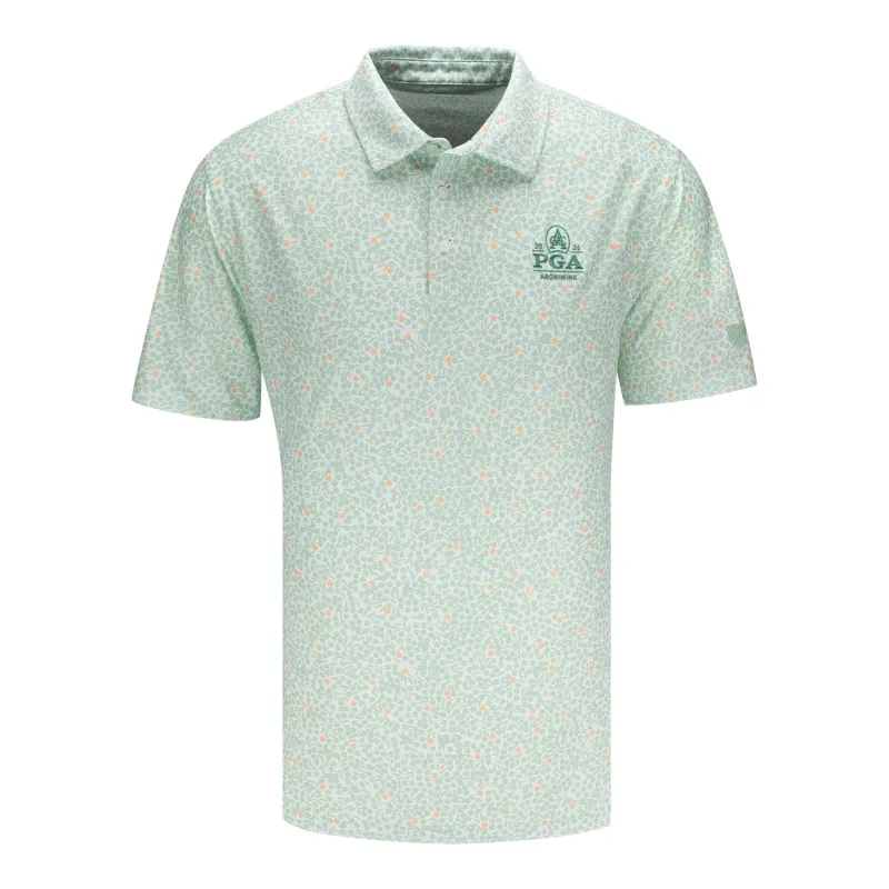 Nike 2026 PGA Championship Tailored Performance Floral Polo in Barely Green made by Nike