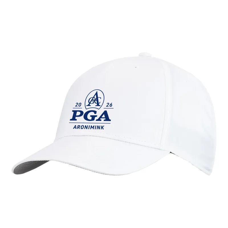 Nike 2026 PGA Championship Club Cap in White made by PGA Tour
