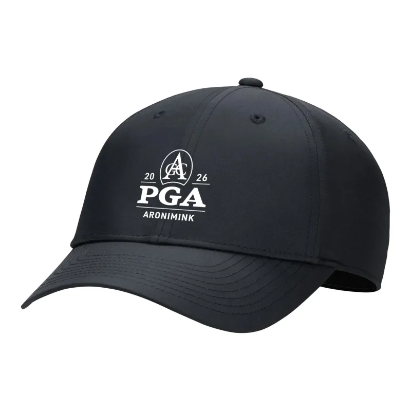 Nike 2026 PGA Championship Club Cap in Black made by Nike