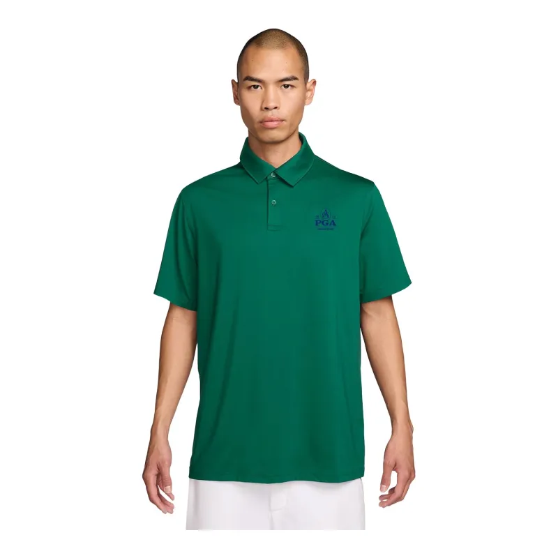 Nike 2026 PGA Championship Victory Solid Polo in Malachite Green made by Nike