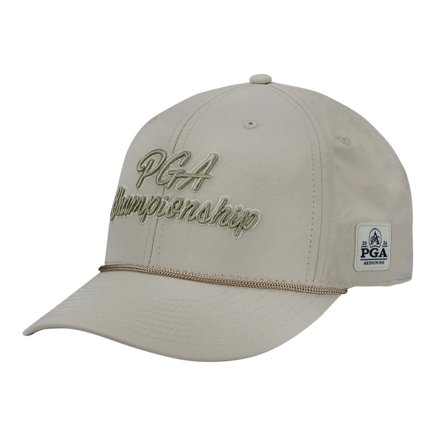 Pukka 2026 PGA Championship UV Lite Rope Hat in Khaki sold by PGA Tour