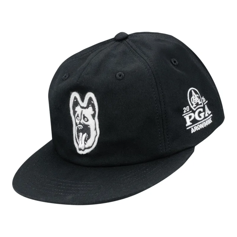 Underdog 2026 PGA Championship Vintage Hungry Dog Flatbill Hat in Black made by PGA Tour