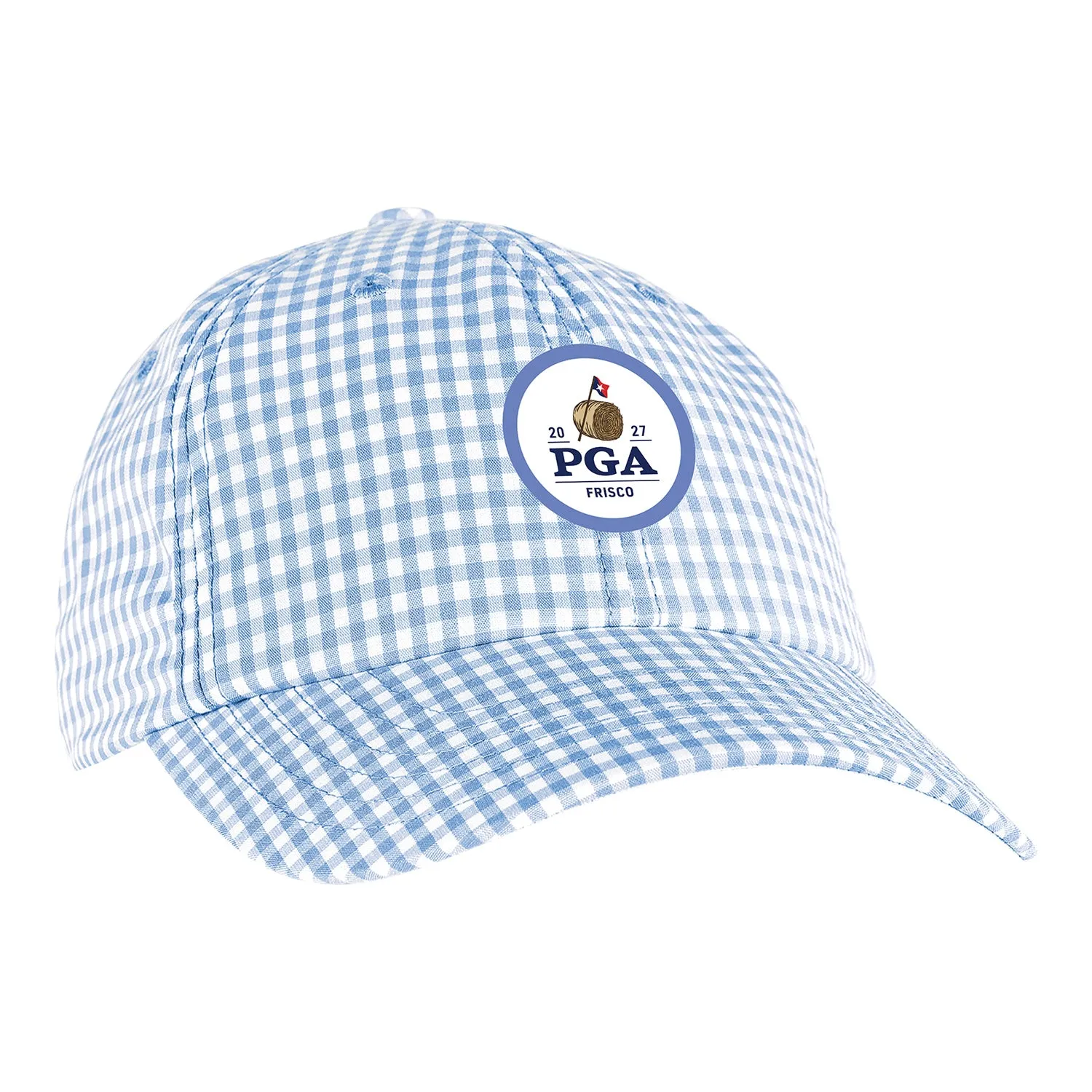 Ahead 2027 PGA Championship Women's Checkmate Hat in Light Blue sold by PGA Tour