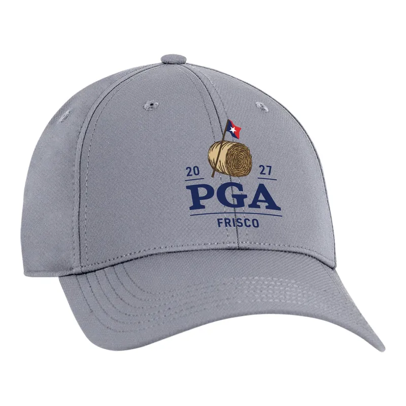 Ahead 2027 PGA Championship Stratus Hat in Light Grey made by PGA Tour