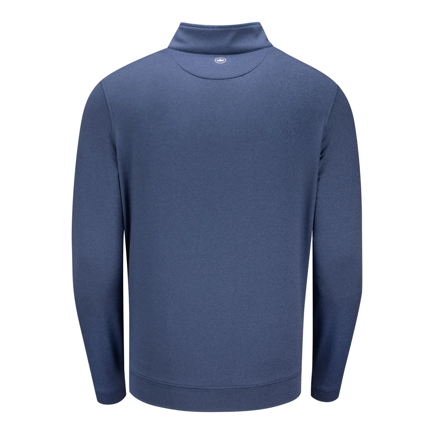 Peter Millar 2027 PGA Championship Perth Mélange Performance Quarter Zip in Navy sold by PGA Tour product image thumbnail 2