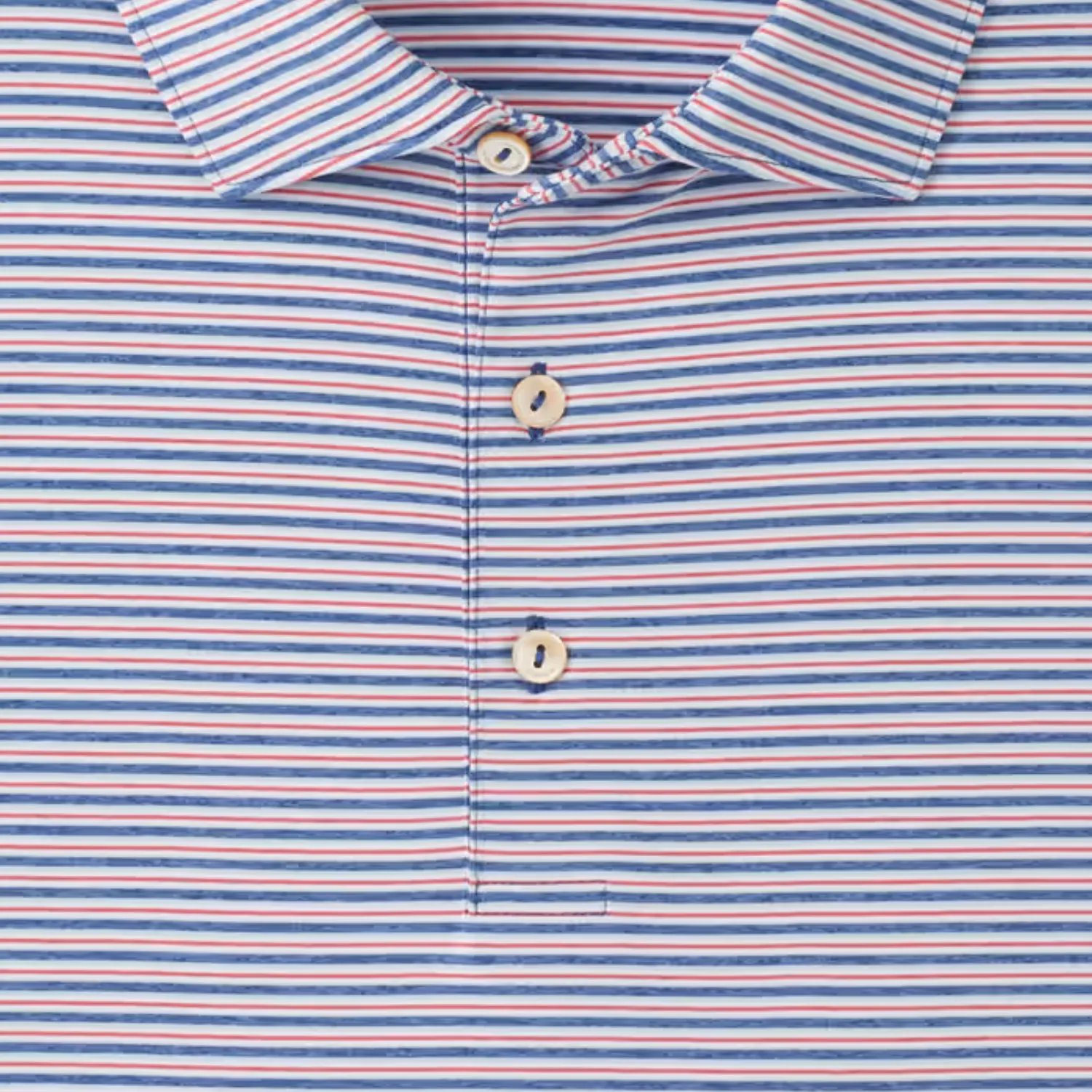 Peter Millar 2027 PGA Championship Owens Performance Jersey Polo in Windsor Blue sold by PGA Tour product image thumbnail 2