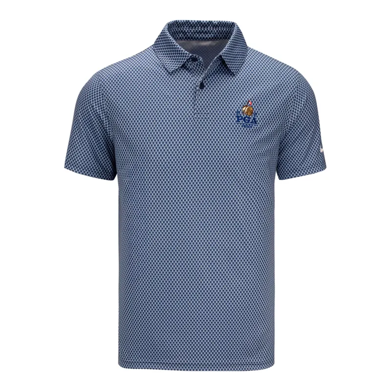 Nike 2027 PGA Championship Velocity Floral Polo in Work Blue and White made by Nike