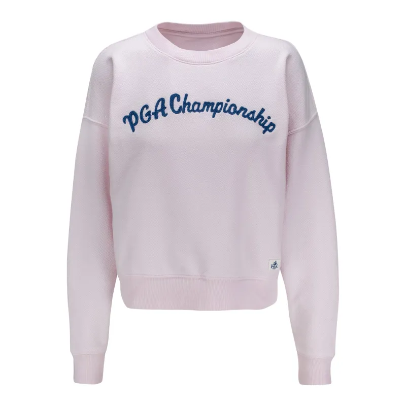 Standard Rec. 2027 PGA Championship Women's Hampton Crew in Sea Salt Pink made by PGA Tour