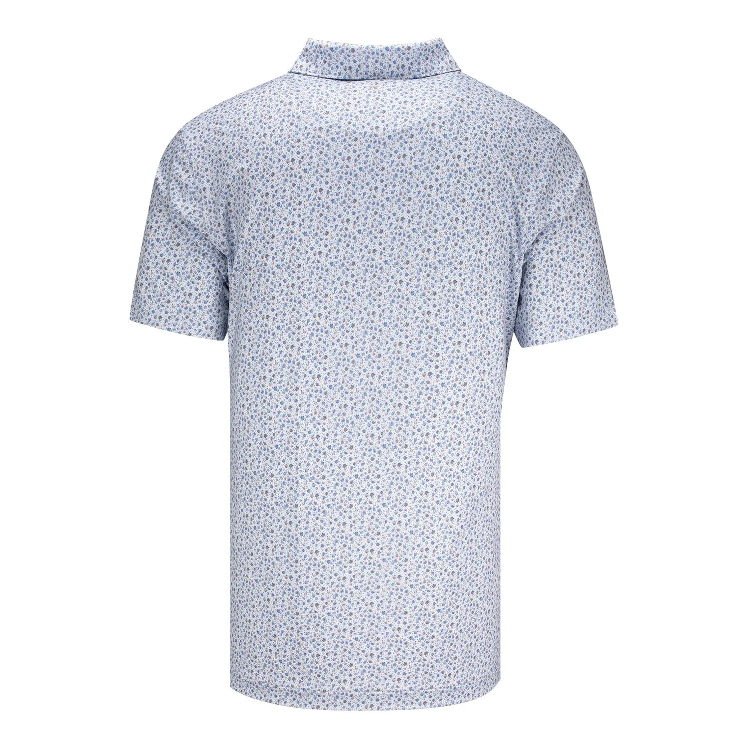 Peter Millar 2027 PGA Championship Ranch Water Performance Polo in White and Blue sold by PGA Tour product image thumbnail 3