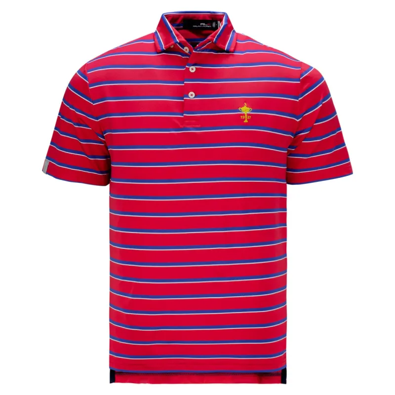 Ryder Cup Ralph Lauren Lightweight Wide Multi Stripe Polo sold by PGA Tour