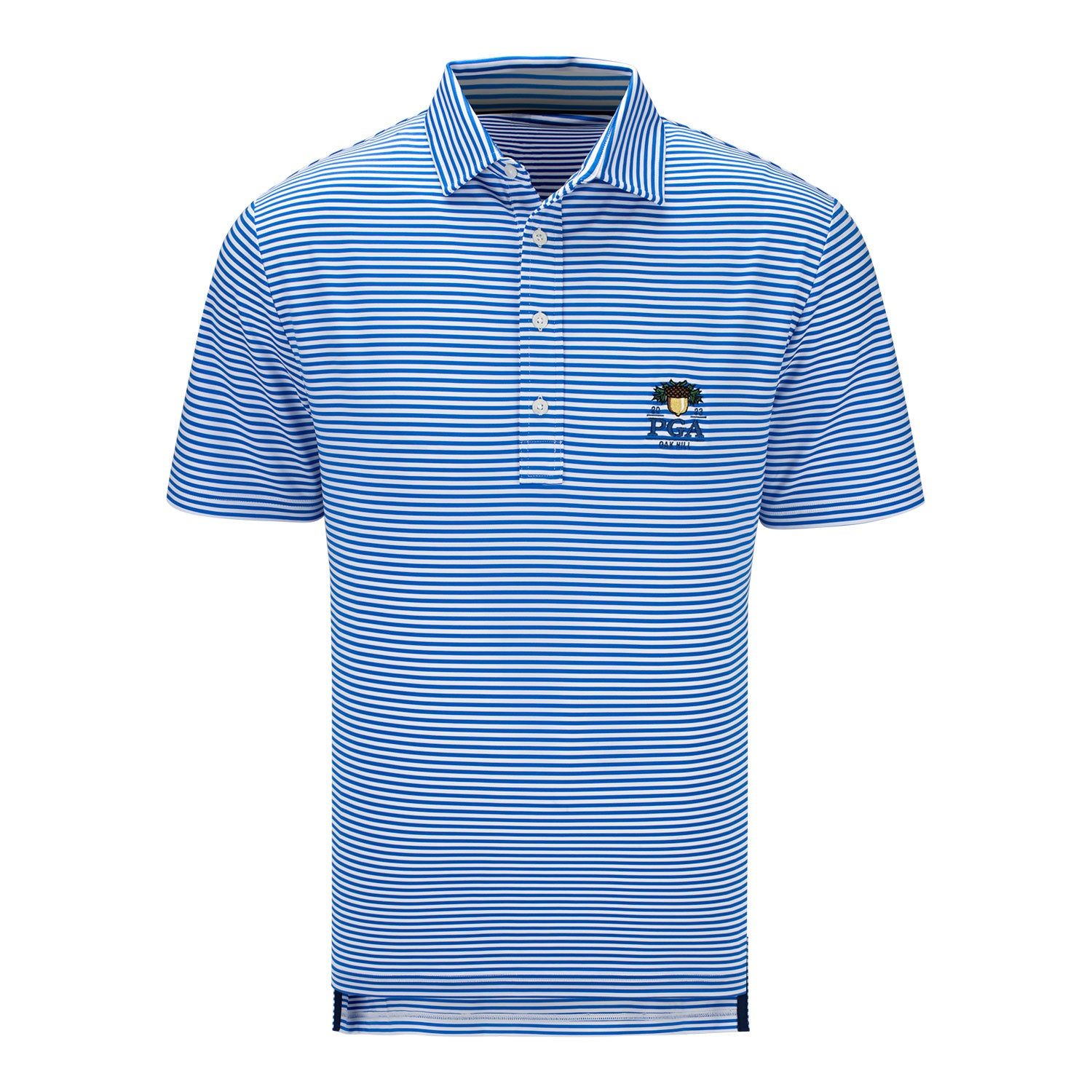 Ralph Lauren 2023 PGA Championship Lightweight Striped Airflow Jersey Polo sold by PGA Tour