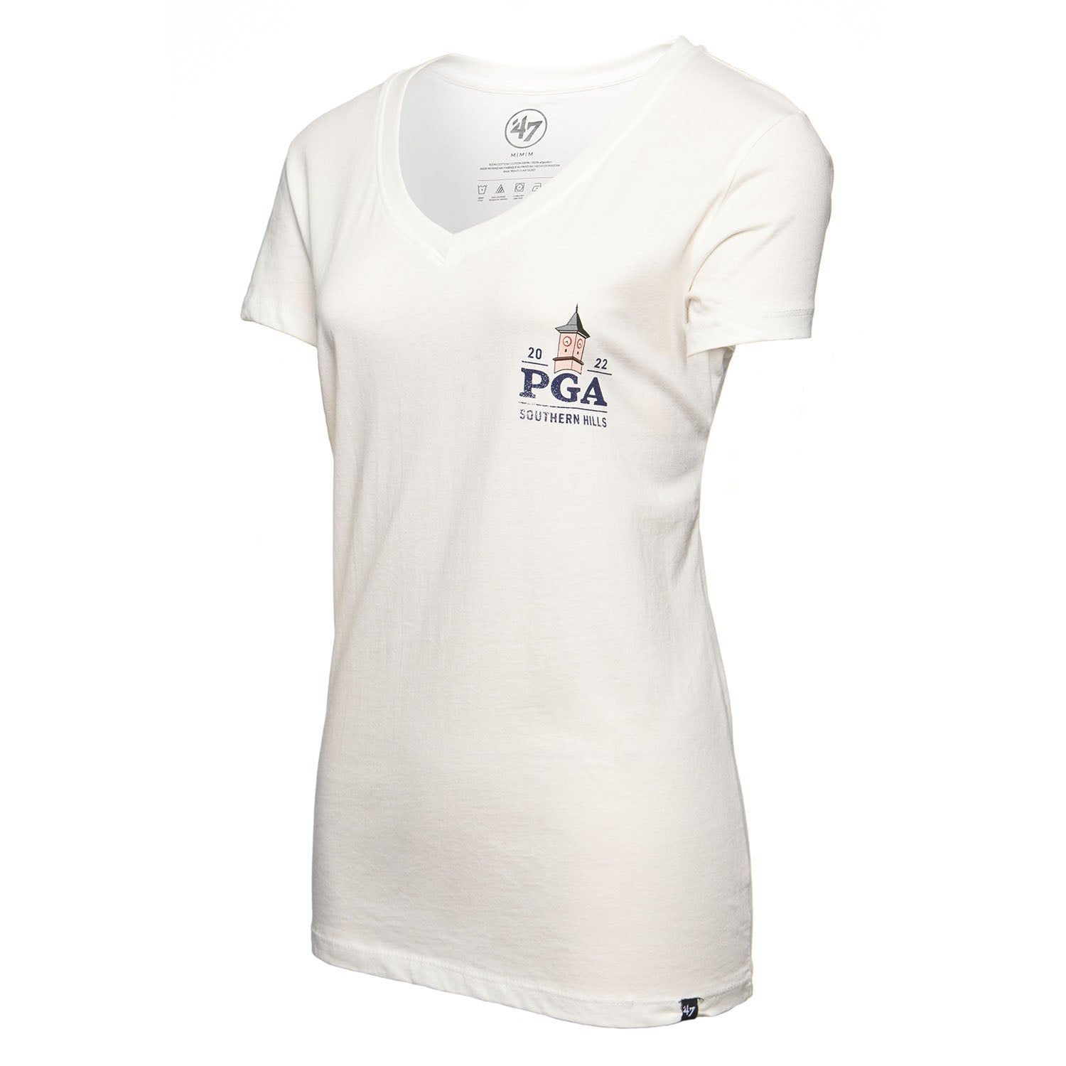 '47 Brand Women's Imprint Ultra V-Neck T-Shirt sold by PGA Tour product image thumbnail 2