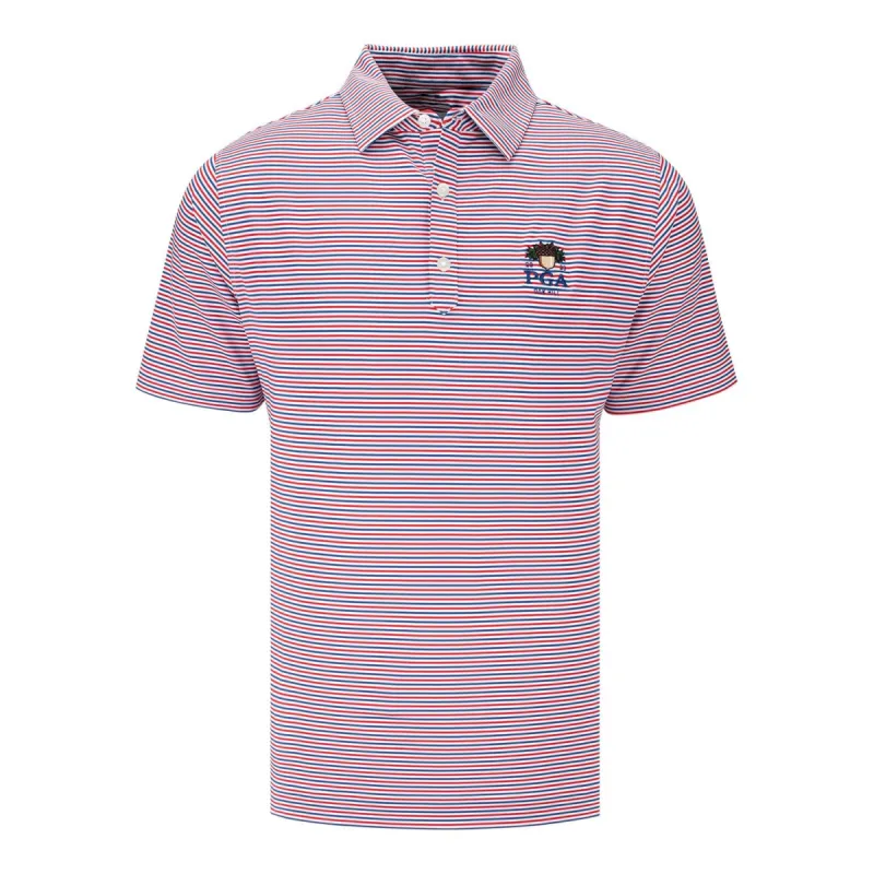 FootJoy 2023 PGA Championship Space Dyed Stripe Lisle Self Collar sold by PGA Tour