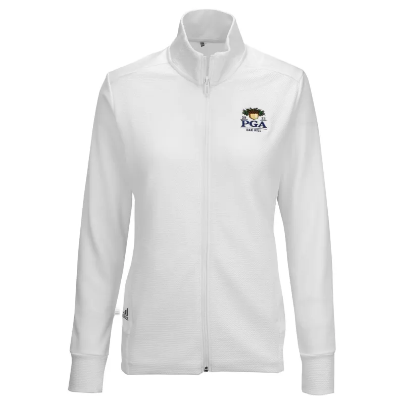 Adidas 2023 PGA Championship Women's Textured Full-Zip Jacket sold by PGA Tour