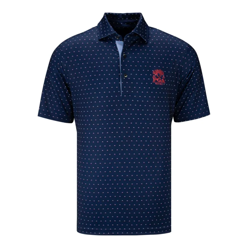 Fairway & Greene 2023 PGA Championship Nauti Star Print Jersey Polo sold by PGA Tour
