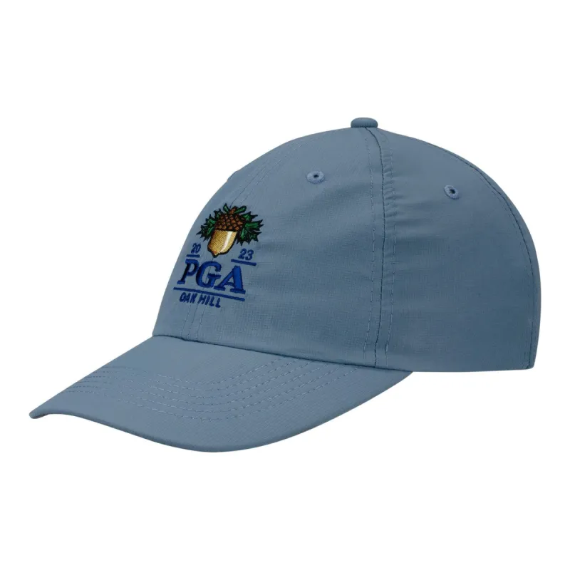 Imperial 2023 PGA Championship X210P Flat Embroidery Hat in Breaker Blue sold by PGA Tour