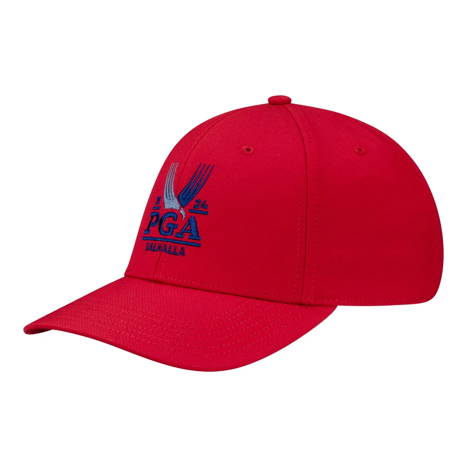 Ahead 2024 PGA Championship Structured Tech Hat in University Red sold by PGA Tour product image thumbnail 2