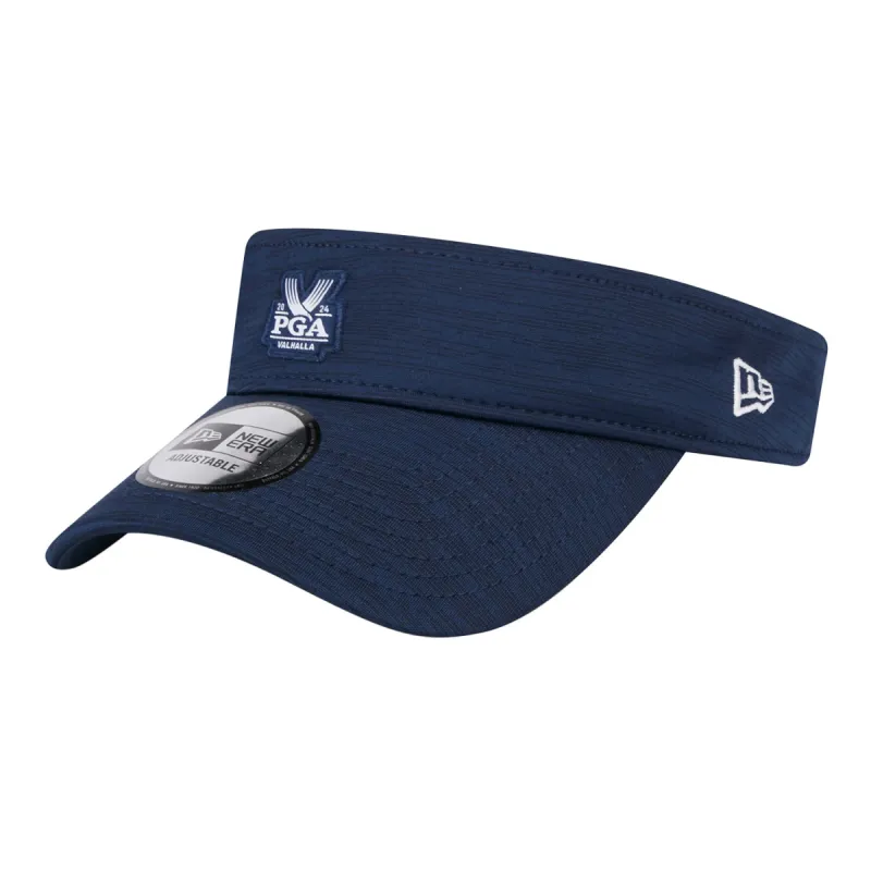 New Era 2024 PGA Championship Performance Visor in Navy sold by PGA Tour