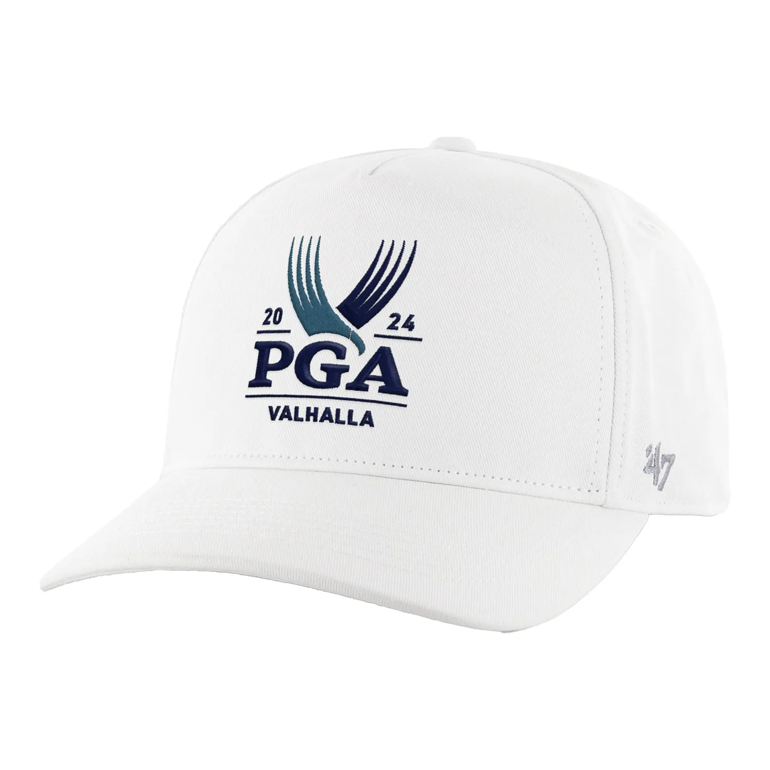'47 Brand 2024 PGA Championship Structured Adjustable Hat in White sold by PGA Tour