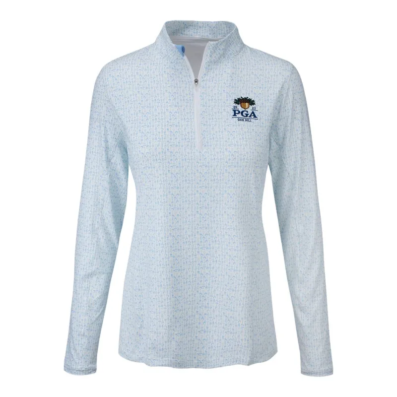 Peter Millar 2023 PGA Championship Women's Lightweight Sun Shirt sold by PGA Tour