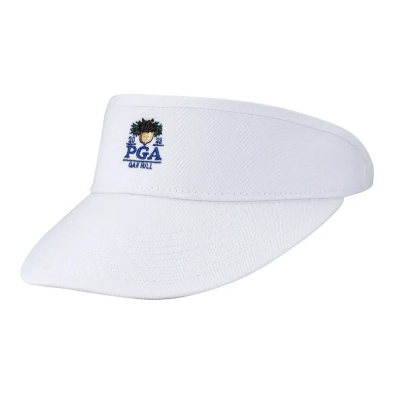 Ahead 2023 PGA Championship Hight Rise Visor in White sold by PGA Tour