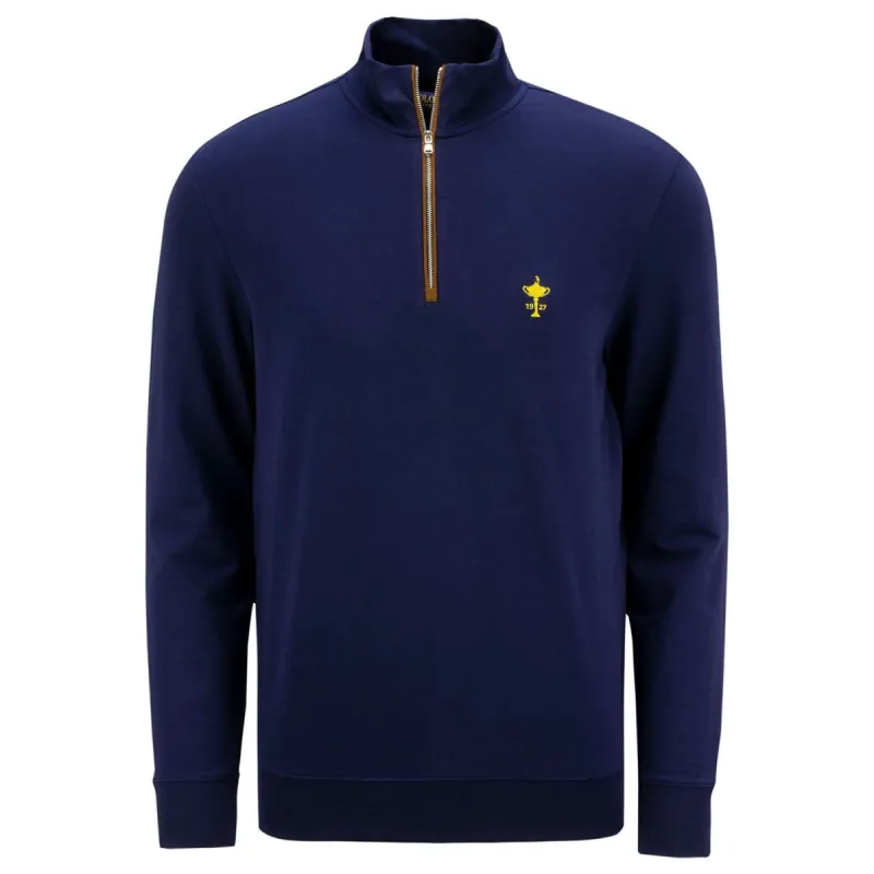 Ryder Cup Ralph Lauren Fine Gauge Terry Long Sleeve Half Zip sold by PGA Tour