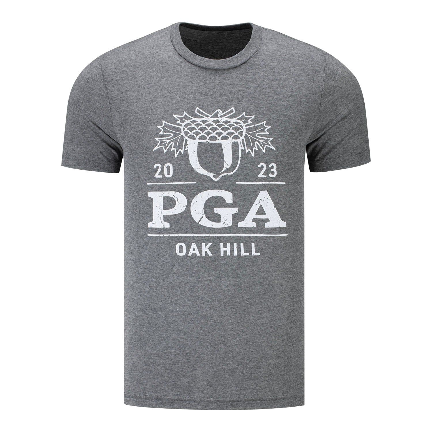 Ahead 2023 PGA Championship Oak Hill T-Shirt in Heather sold by PGA Tour