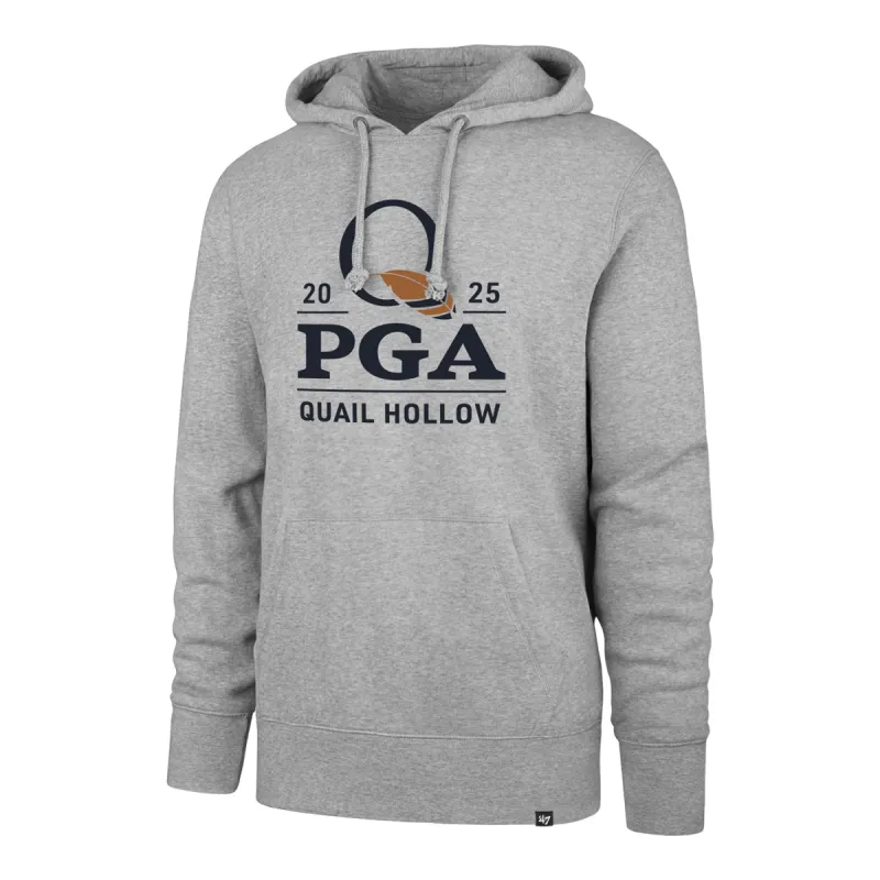 '47 Brand 2025 PGA Championship Headline Hooded Sweatshirt in Grey sold by PGA Tour