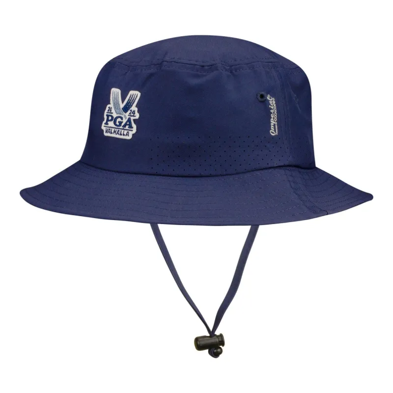 Imperial 2024 PGA Championship CC051 The Geysir Cooling Sun-Protection Bucket in Navy sold by PGA Tour