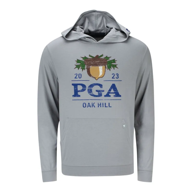 Levelwear 2023 PGA Championship Relay Hoodie in Pebble sold by PGA Tour