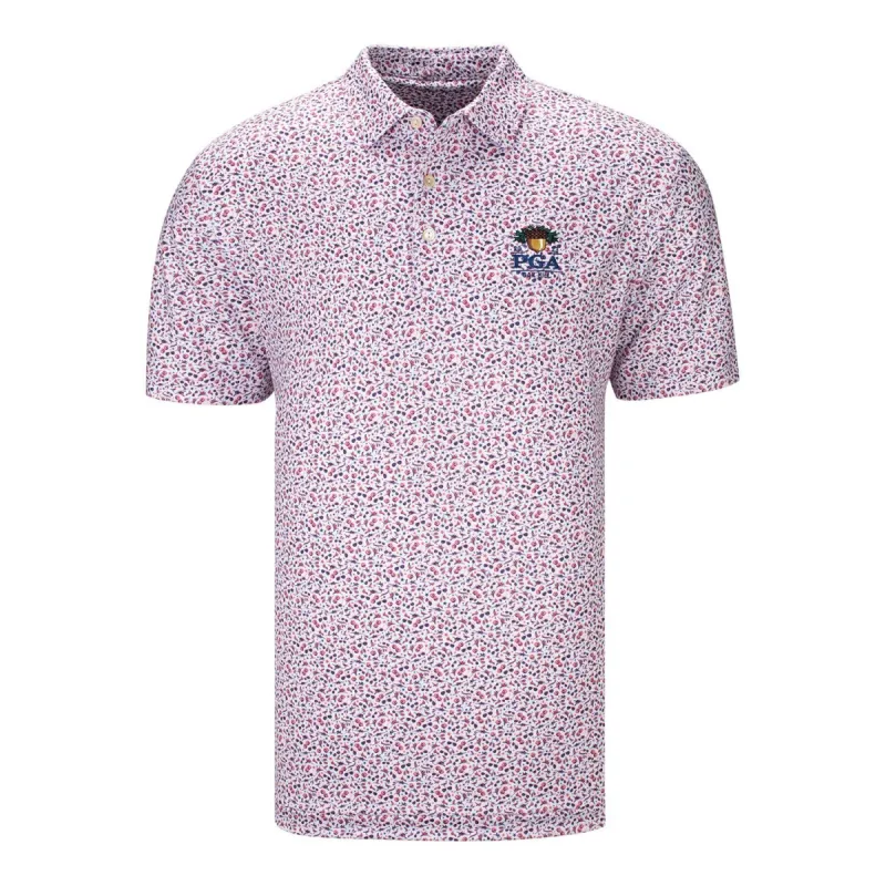 Peter Millar 2023 PGA Championship Aviation Jersey Polo sold by PGA Tour