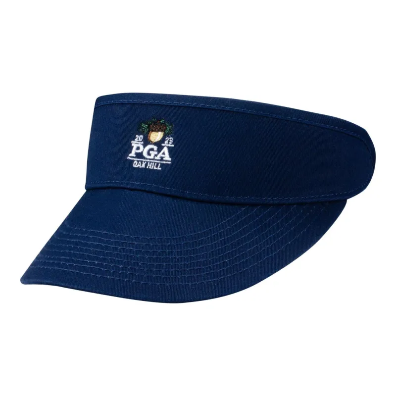 Ahead 2023 PGA Championship High Rise Visor in Navy sold by PGA Tour