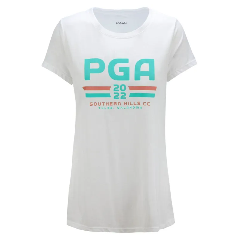 AHEAD Women's Two Stripe T-Shirt sold by PGA Tour